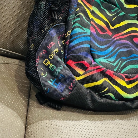 Colorful Animal Print Backpack - Picture 2 of 11